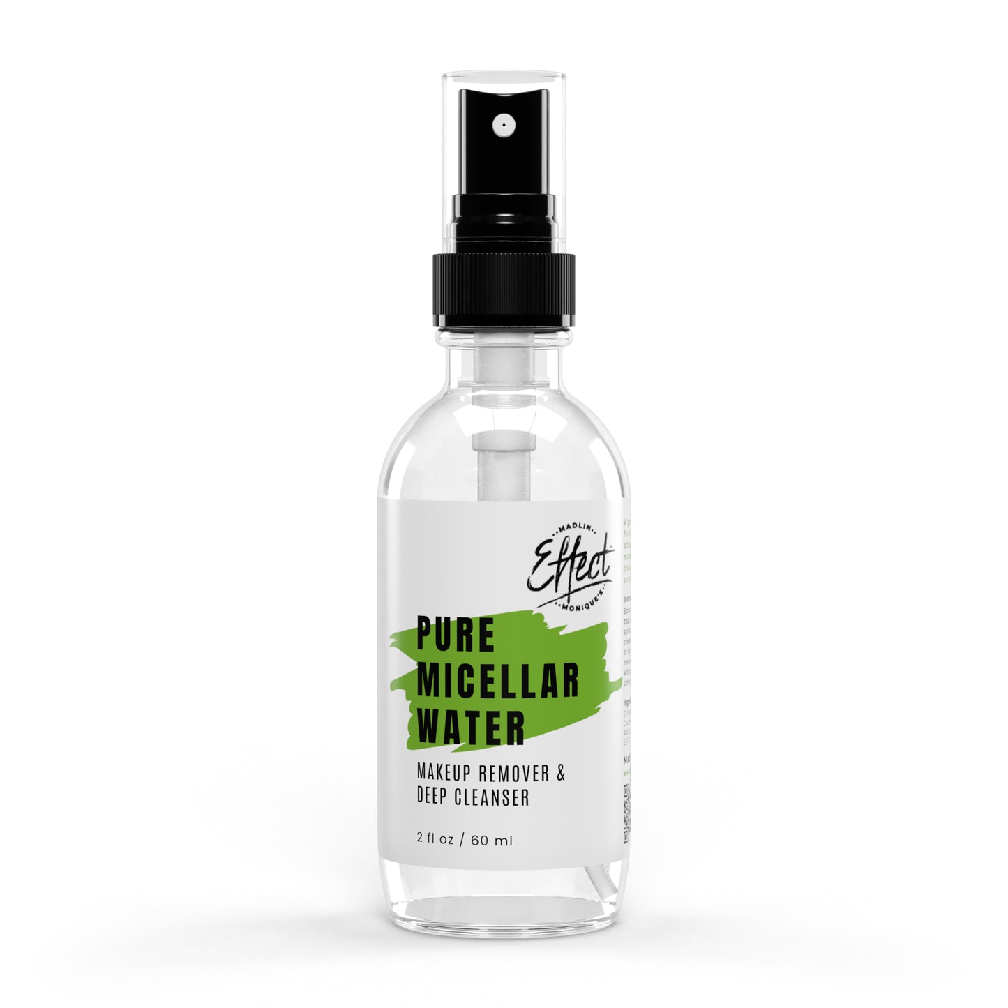 Pure Micellar Water (2 oz.) – Hydrating Makeup Remover & Cleanser