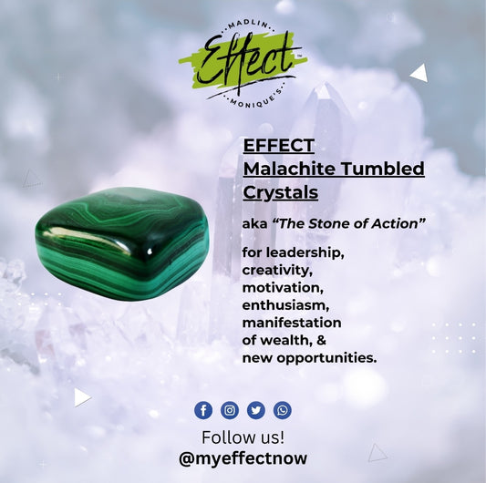 EFFECT Malachite [.5oz Gift Bag of Mini-Crystals]