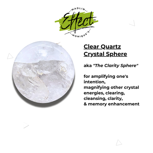 EFFECT Clear Quartz Crystal Sphere