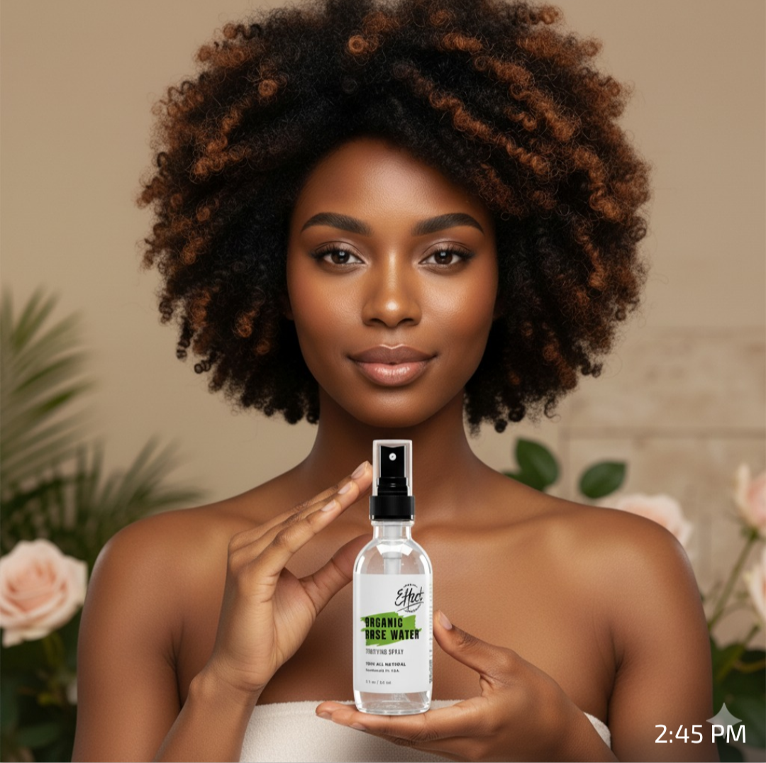 Organic Rose Water Tonifying Spray